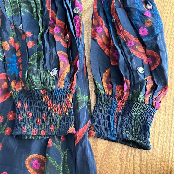 Farm Rio Tapestry Maxi Dress, NWT, sz. M - Picture 4 of 16